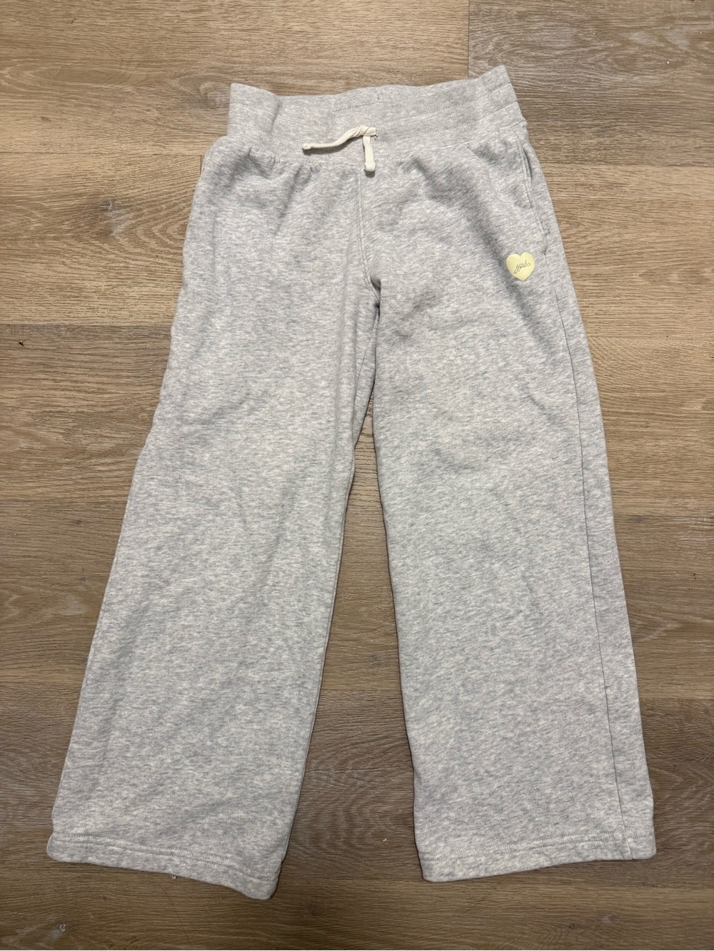 Abercrombie Kids Girls' Gray Wide-Leg Sweatpants with Drawstring